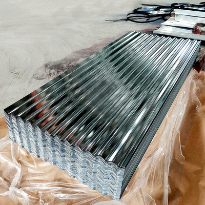 Ucuz Metal Çatı Kaplama Levhası DX51D 1250mm Korozyon Önleyici GI Çelik Panel