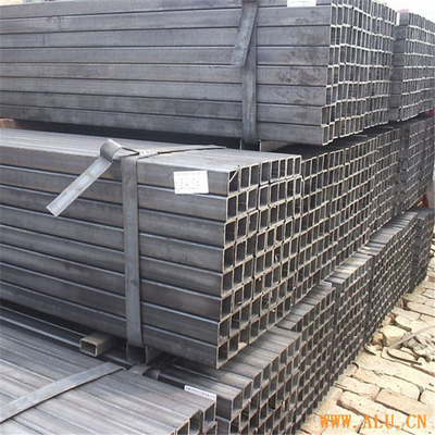 Q195 Galvanizli Çelik Dikdörtgen Kutu Bölüm 9ft Erw Çelik Boru