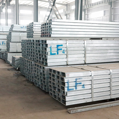 50mm Galvanizli Çelik C Kanal Metal Demir U Kiriş ASTM Q235 Q345