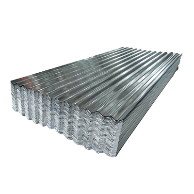 Çelik Çatı Galvanizli Gi Sac Levha DX53D Sıcak Daldırma Oluklu 20mm