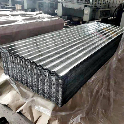 Yüksek Mukavemetli Oluklu Çatı Sayfası 22 Ayar Galvanizli GI Çelik Levha