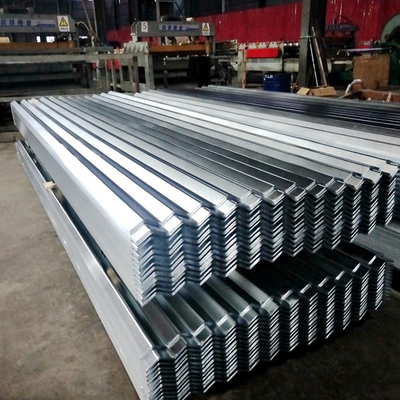 Boyalı GI Oluklu Metal Çatı Kaplama Levhası 1.5mm Kalınlık Çinko Kaplı