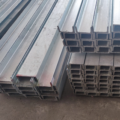 Araba Çerçevesi için C / U Şekli Galvanizli Çelik Kanal 50 * 50mm Çelik Çubuk GI Profili