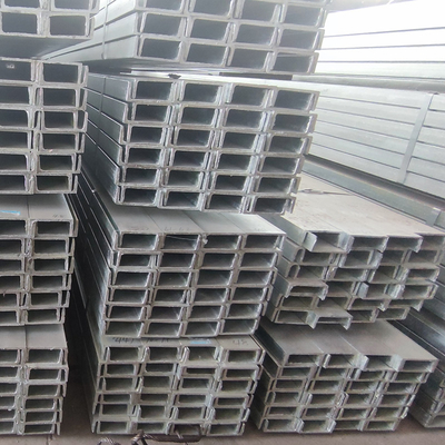 JIS S235JR Galvanizli Çelik Kanal Çinko Kaplı 50 * 50mm Karbon Çelik Kanal Çubuğu