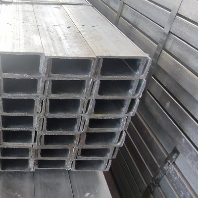 C Kanalı Galvanizli Uzun Çelik U Kiriş Profili 80 * 43 * 5mm Q235 Q345 Malzemesi