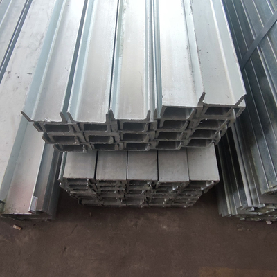 OEM Çelik Kanallar Bina İçin Galvanizli Çinko Yüzey Boyalı Metal Demir Çubuk