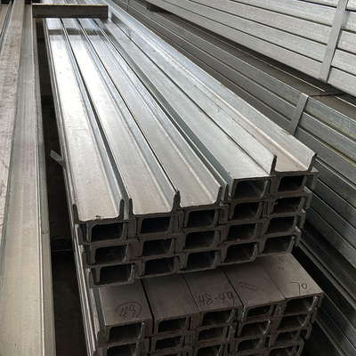 Shandong Profili Oluşturmak İçin Sıcak Haddelenmiş Galvanizli Çelik Kanal Çelik U-Bar