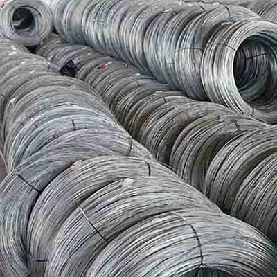 Donanım Galvanizli Çelik Halat Teli Gümüş Renkli Q235'te 12 Ayar Demir