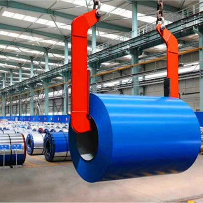 Boyalı Galvanizli PPGI Çelik Rulo Renk Kaplamalı Çatı Kaplama Rulosu 1250mm