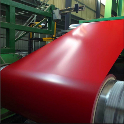 Çinko Kaplı Ön Boyalı Çelik Rulo Metal G550 Çatı Kaplama Boyalı Boya Levhası Evler İçin 600mm