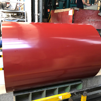 Çinko Kaplı Ön Boyalı Çelik Rulo Metal G550 Çatı Kaplama Boyalı Boya Levhası Evler İçin 600mm