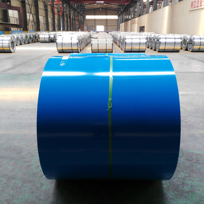 Çinko Kaplı Ön Boyalı Çelik Rulo Metal G550 Çatı Kaplama Boyalı Boya Levhası Evler İçin 600mm