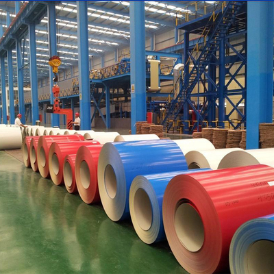Galvanizli Sac PPGI Çelik Rulo Çinko Kaplı ASTM 0.8mm 0.12mm