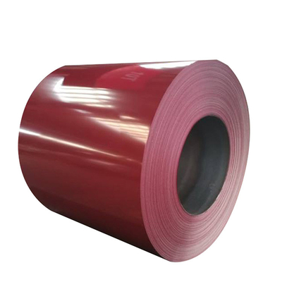 AISI Standardı ile Renk Kaplı PPGI Çelik Rulo Galvanizli 0.55mm Kalınlık