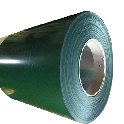 AISI Standardı ile Renk Kaplı PPGI Çelik Rulo Galvanizli 0.55mm Kalınlık