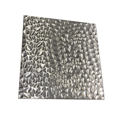 Tavan Dekorasyonu İçin Soğuk Çekilmiş Paslanmaz Çelik Damgalı Dalgalanma Levha Ayna 0.1mm 0.5mm 1mm