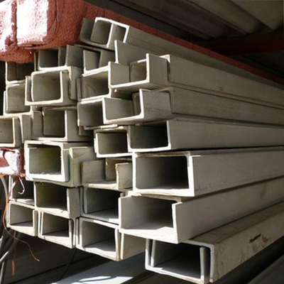 Soğuk Haddelenmiş U Şekli Çelik Profil ASTM A213 TP304 Paslanmaz Çelik Şekilli Profiller
