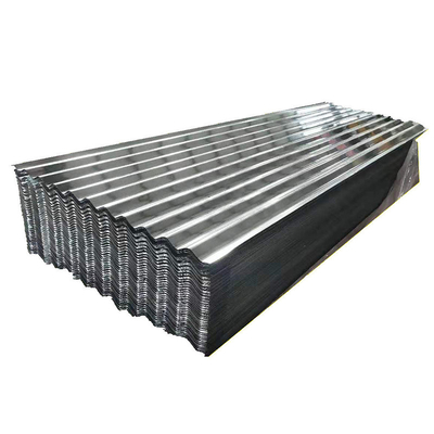 12 Feet Oluklu Galvanizli Çinko Çatı Levhaları 600mm Gi Oluklu Levha