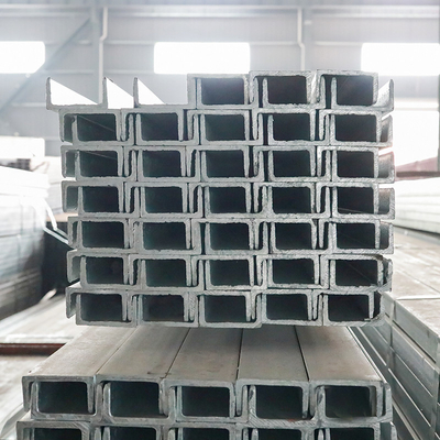 SS400 50mm Galvanizli C Kanalı ASTM Sıcak Daldırma Galvanizli C Kanalı