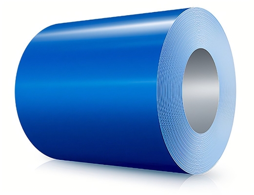 Yeşil 600mm Boyalı Galvalume Çelik DX51D Renkli Kaplı Sac Rulo