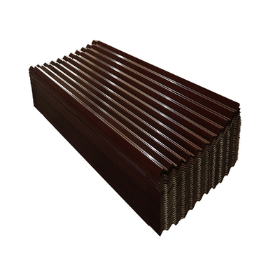 Z30 665mm PPGI Çatı Sayfası DX51 Endüstriyel İçin Renkli Kaplı Galvalume