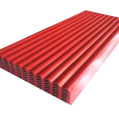6ft PPGI Çatı Sayfası 60g Galvanizli Renkli Kaplamalı Çatı Sayfası