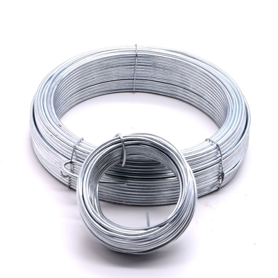 Yüksek Mukavemetli 4mm Çelik Tel Z275 Galvanizli Demir Tel Çinko Rengi