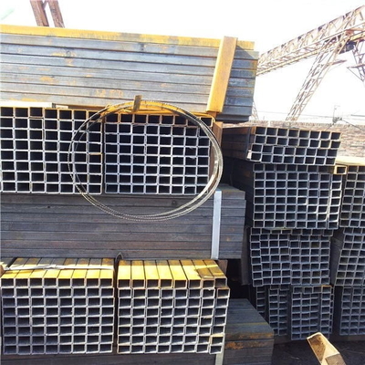 ERW 2 İnç Galvanizli Kare Boru Ms OEM 100mm Galvanizli Kutu Bölümü