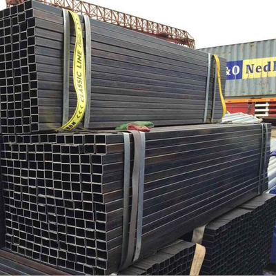 ERW 2 İnç Galvanizli Kare Boru Ms OEM 100mm Galvanizli Kutu Bölümü