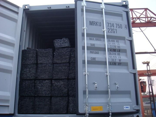 40x40 12m Galvanizli Kare Siyah Çelik Boru Q215 İçi Boş Bölüm