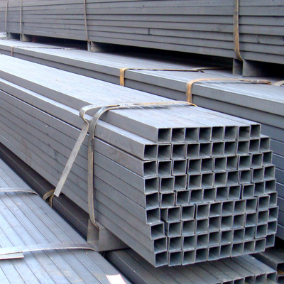 ASTM OD 600mm Siyah Çelik Kutu Kesiti 5.8m Galvanizli Kare Boru
