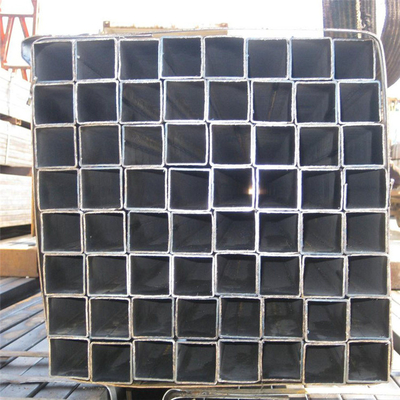 Q195 Galvanizli Çelik Dikdörtgen Kutu Bölüm 9ft Erw Çelik Boru