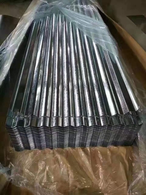 PPGI Galvanizli Oluklu Metal Çatı Kaplama 0.02mm DX51D ASTM