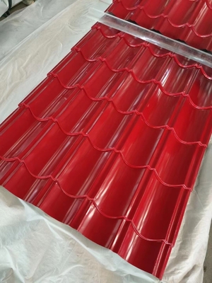 12m Oluklu Galvanizli Sac SPCC Galvanizli Çelik Çatı Levhaları