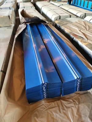 12m Oluklu Galvanizli Sac SPCC Galvanizli Çelik Çatı Levhaları