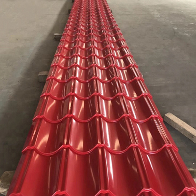 800mm Galvalume Renkli Kaplamalı Sac CGCC Ön Boyalı Alüminyum