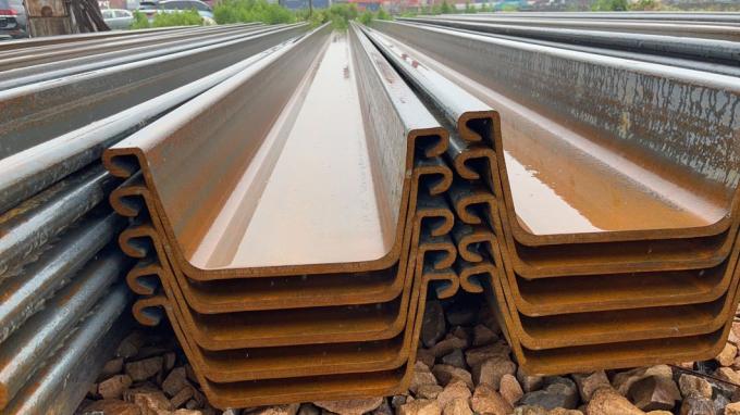 600mm Soğuk Şekillendirilmiş Sac Kazık ASTM A36 0